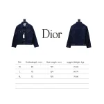  Dior monogram full print denim jacket
