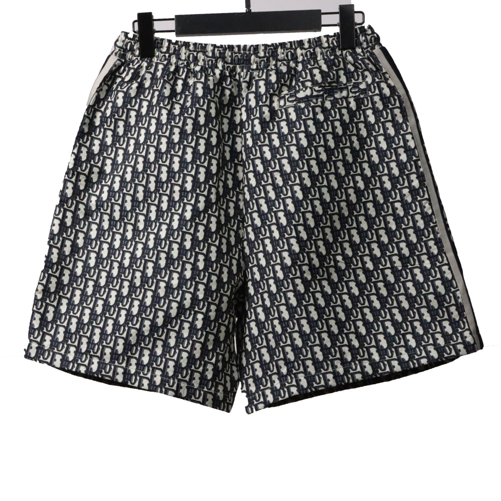  Dior old flower ribbon full pattern Short Pants