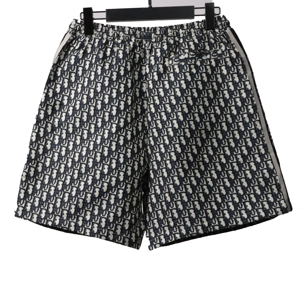 Dior old flower ribbon full pattern Short Pants
