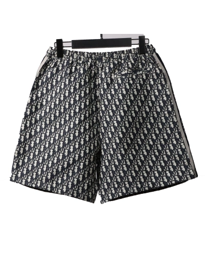 Dior old flower ribbon full pattern Short Pants 02