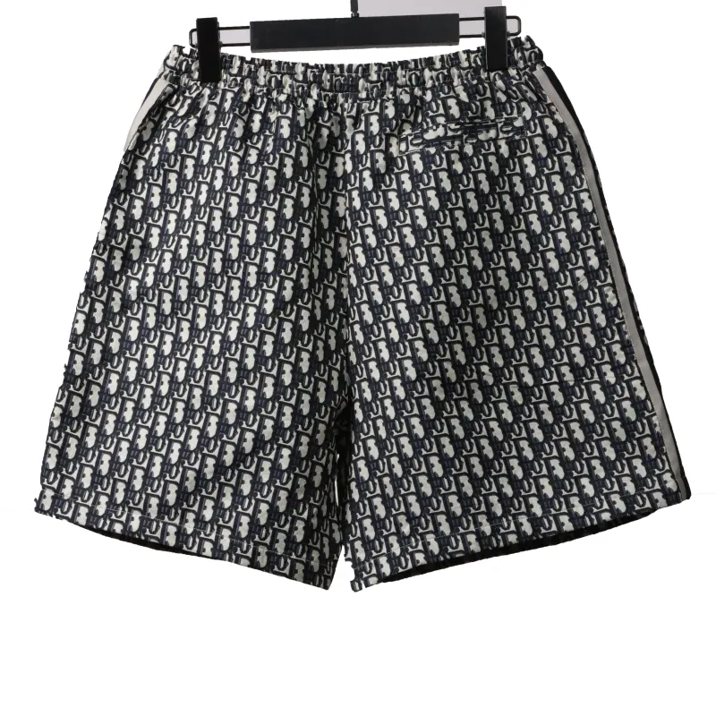 Dior old flower ribbon full pattern Short Pants