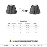  Dior old flower ribbon full pattern Short Pants