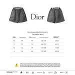 Dior old flower ribbon full pattern Short Pants