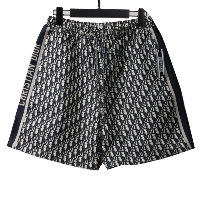 Dior old flower ribbon full pattern Short Pants 01