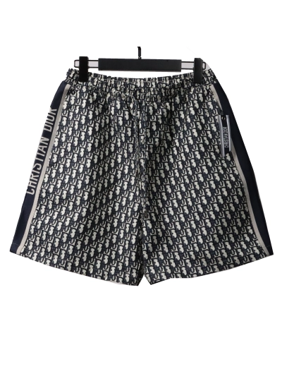 Dior old flower ribbon full pattern Short Pants 01