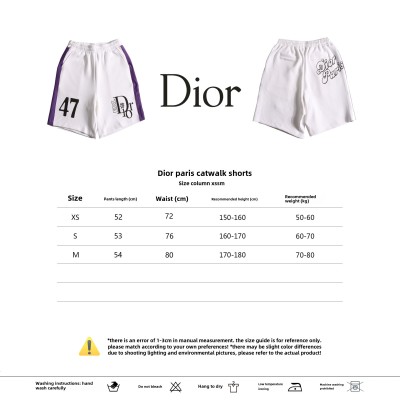 Dior PARIS catwalk Short Pants