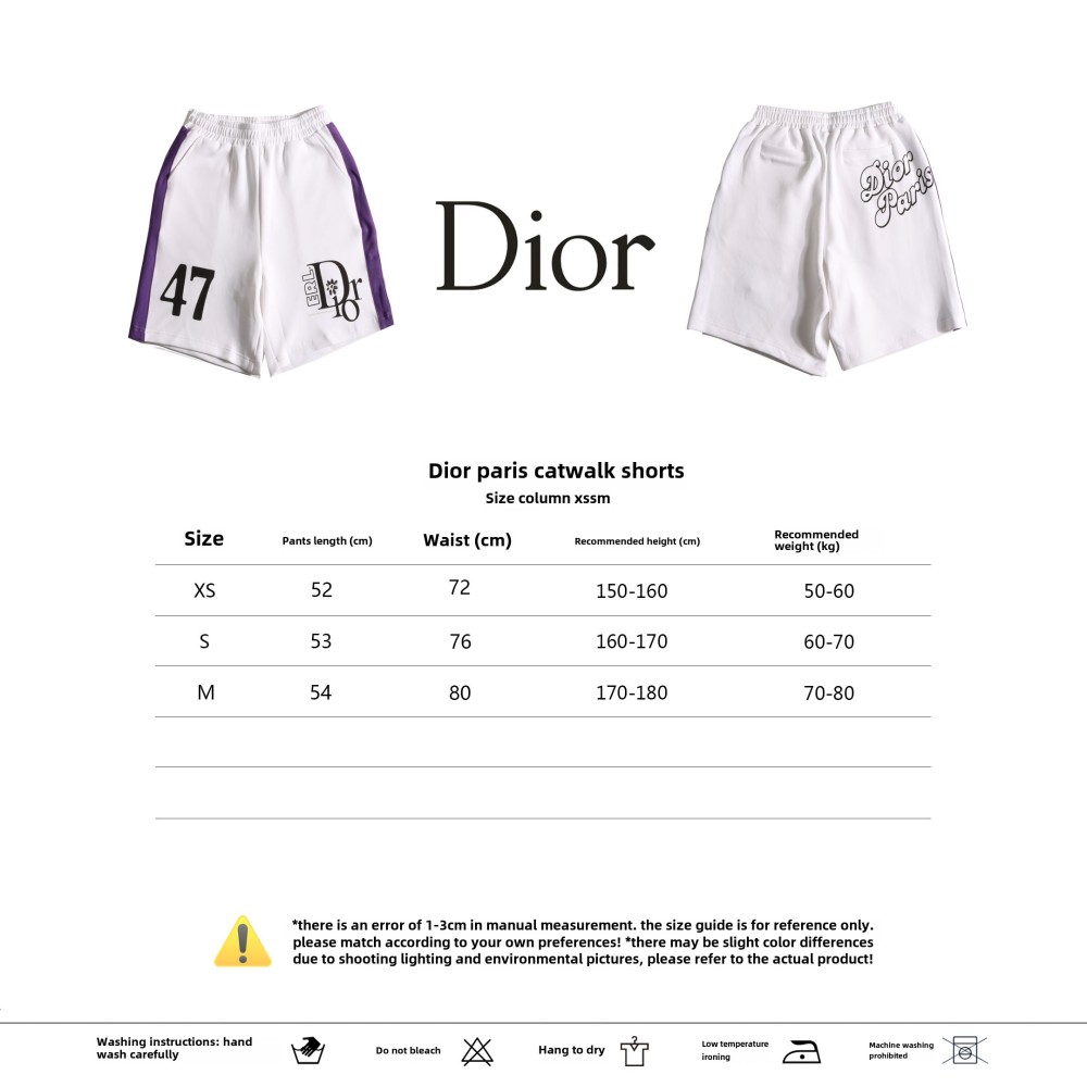  Dior PARIS catwalk Short Pants