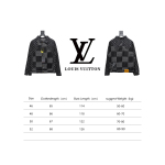 Louis Vuitton 20Fw patchwork checkerboard monogram denim long-sleeved jacket