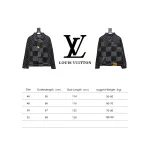 Louis Vuitton 20Fw patchwork checkerboard monogram denim long-sleeved jacket