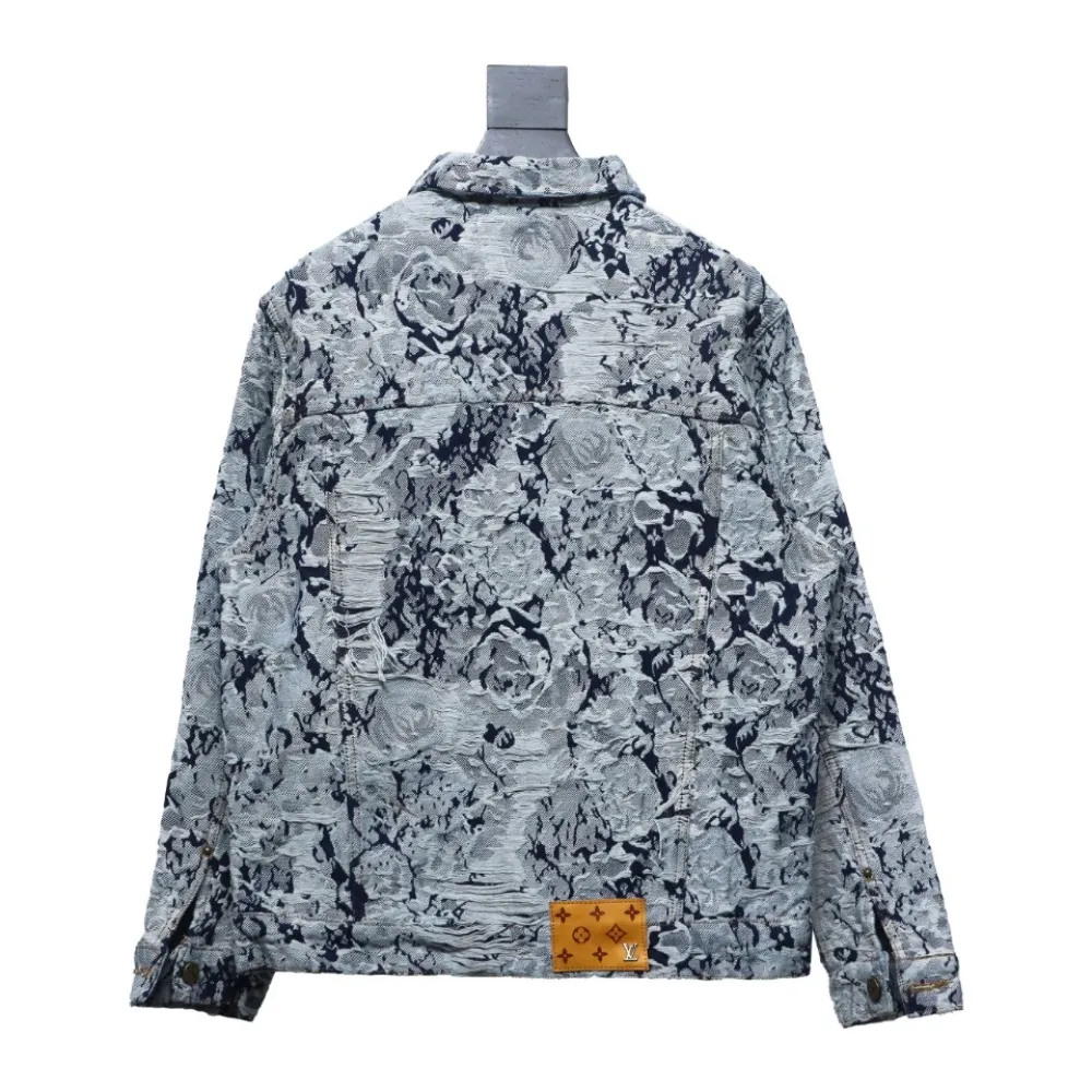 Louis Vuitton 22FW snowflake denim jacket