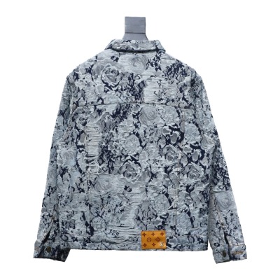  Louis Vuitton 22FW snowflake denim jacket 02