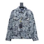  Louis Vuitton 22FW snowflake denim jacket