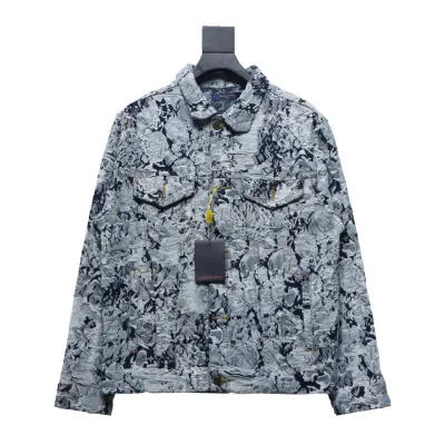 Louis Vuitton 22FW snowflake denim jacket 01