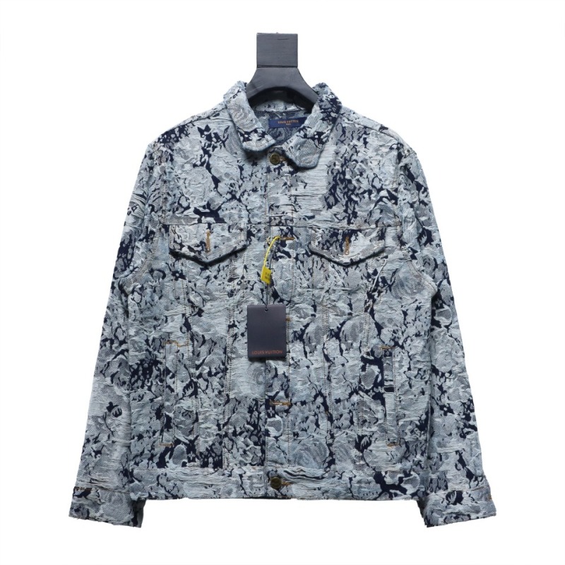  Louis Vuitton 22FW snowflake denim jacket