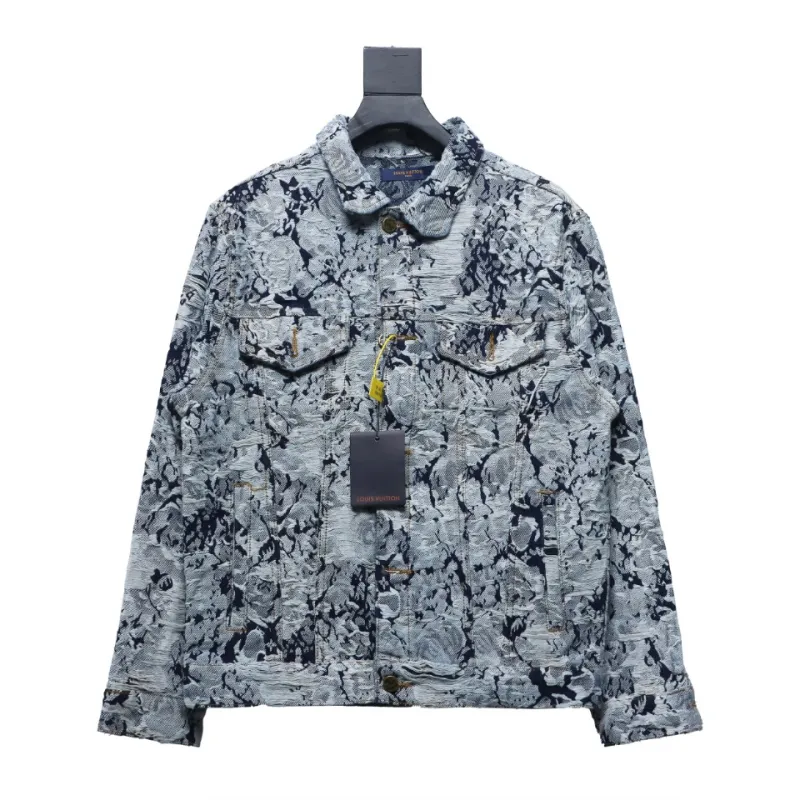Louis Vuitton 22FW snowflake denim jacket
