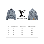 Louis Vuitton 22FW snowflake denim jacket