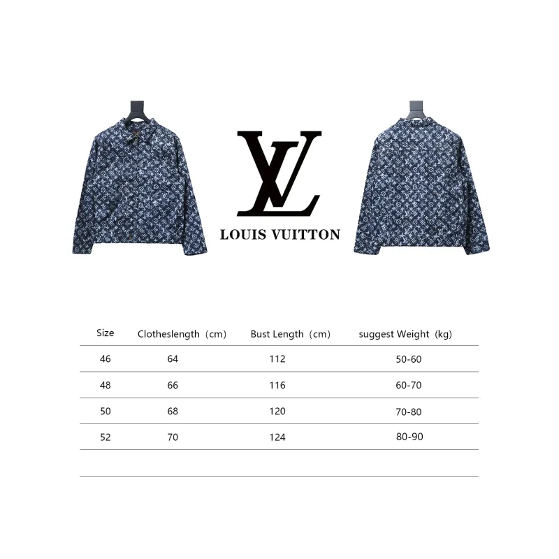  Louis Vuitton 23Fw full-print tie-dye shimmering monogram denim jacket