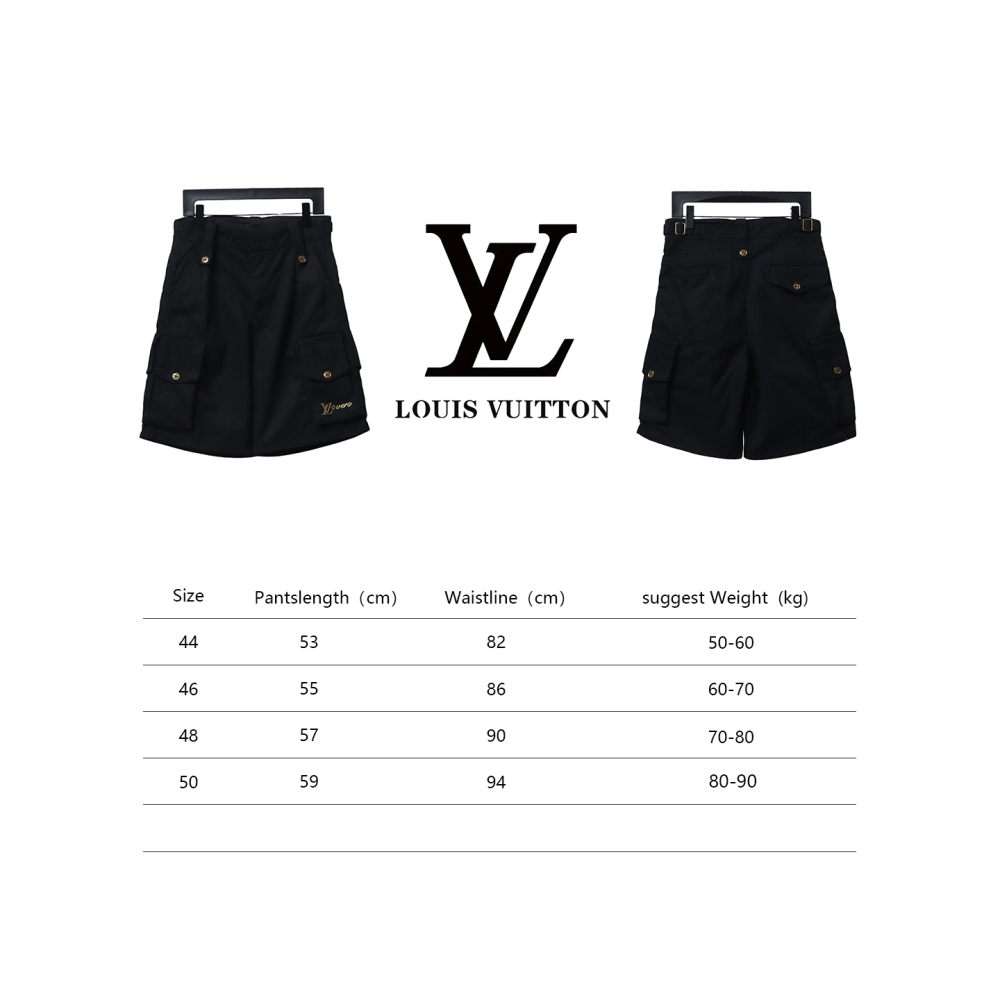  Louis Vuitton 24ss Gold Label Double Pocket Work Short Pants