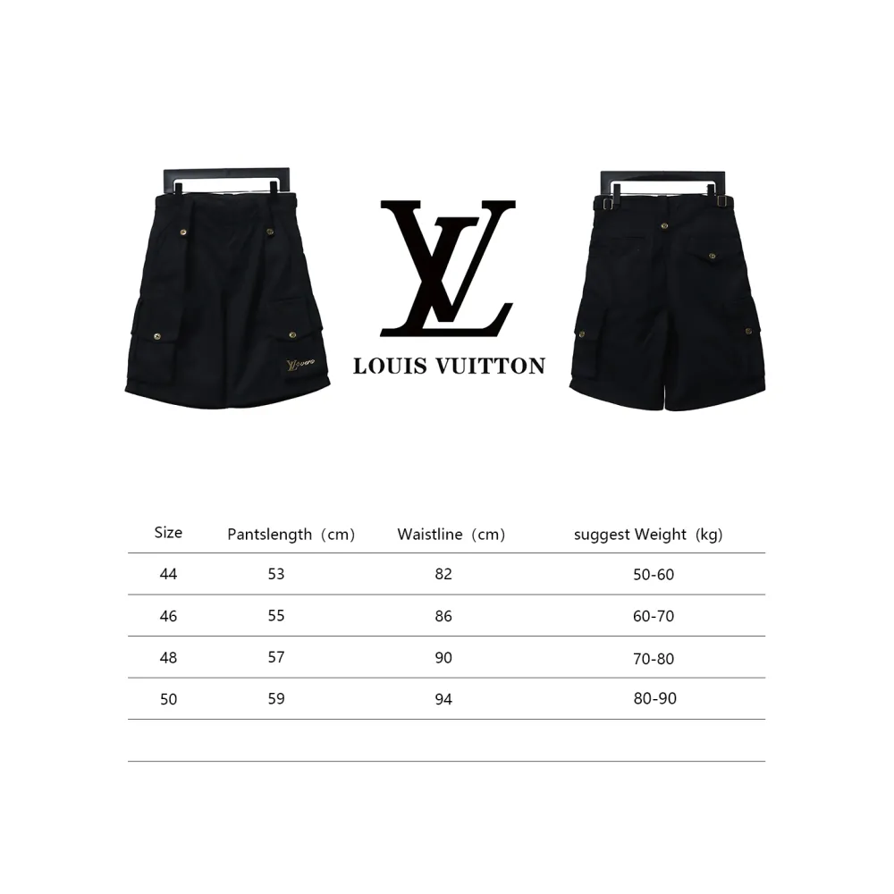  Louis Vuitton 24ss Gold Label Double Pocket Work Short Pants