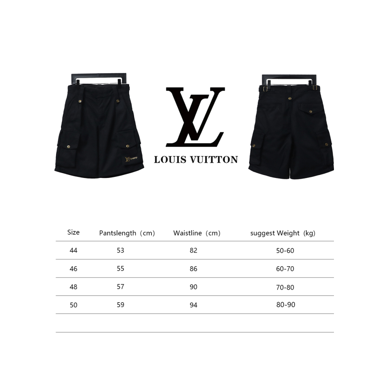  Louis Vuitton 24ss Gold Label Double Pocket Work Short Pants