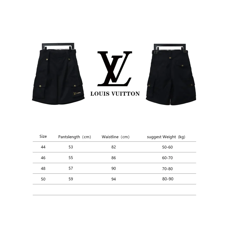  Louis Vuitton 24ss Gold Label Double Pocket Work Short Pants
