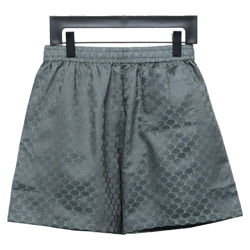  Louis Vuitton 24ss Jacquard Small Label Silk Short Pants