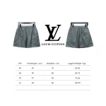  Louis Vuitton 24ss Jacquard Small Label Silk Short Pants