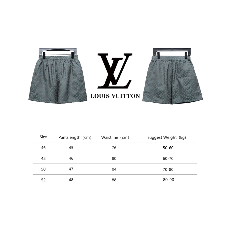 Louis Vuitton 24ss Jacquard Small Label Silk Short Pants