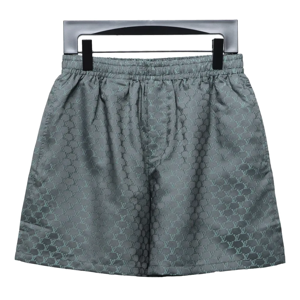  Louis Vuitton 24ss Jacquard Small Label Silk Short Pants