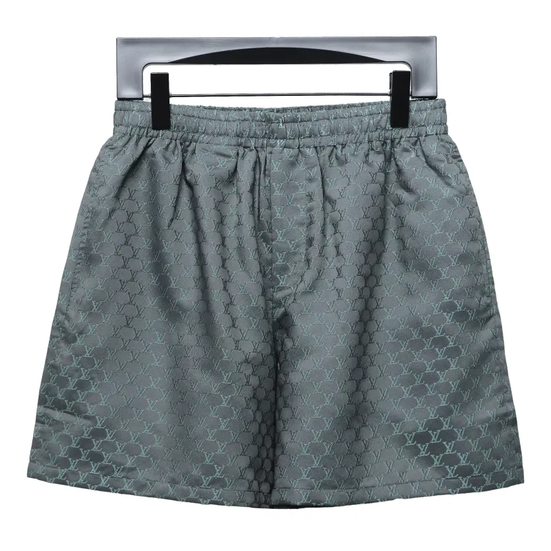  Louis Vuitton 24ss Jacquard Small Label Silk Short Pants