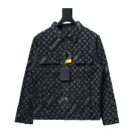 Louis Vuitton & Supreme full-print denim jacket 1