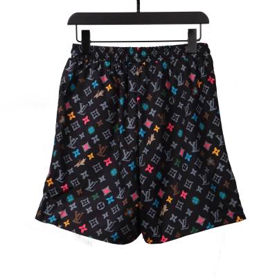  Louis Vuitton All Over Print Old Beach Short Pants 02