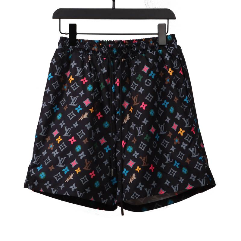  Louis Vuitton All Over Print Old Beach Short Pants