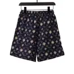  Louis Vuitton All Over Print Old Short Pants Black