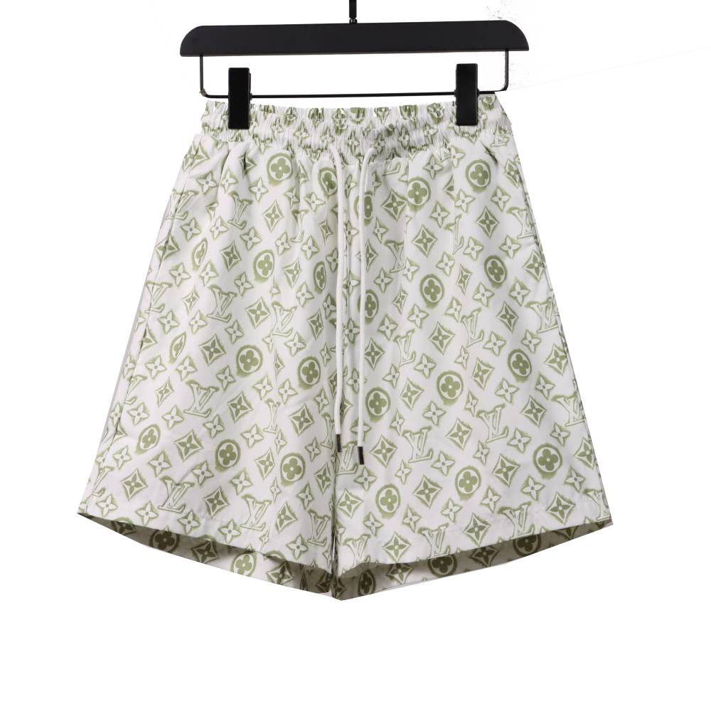 Louis Vuitton All Over Print Old Short Pants White
