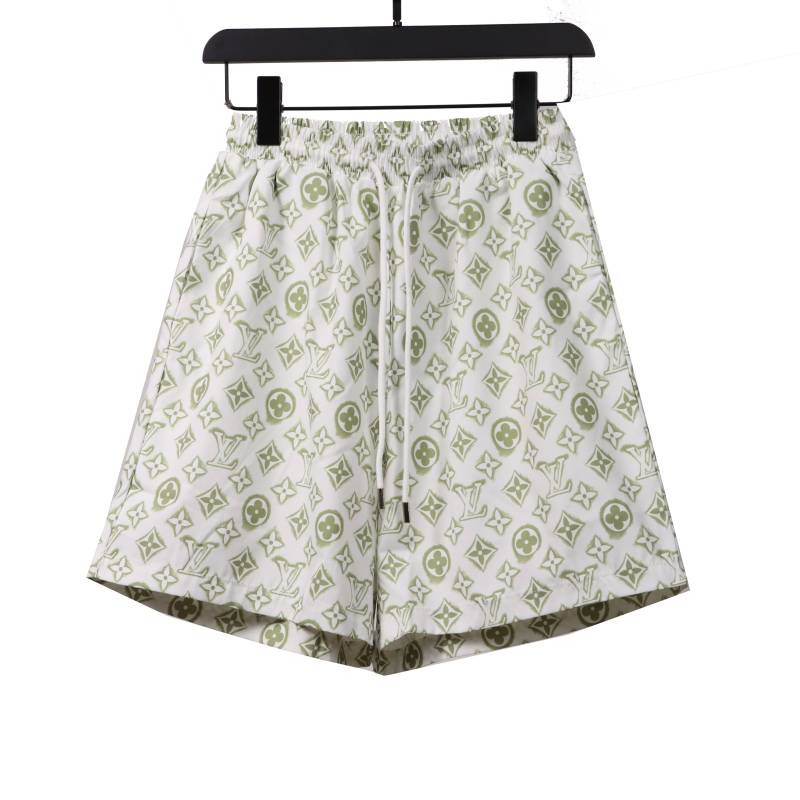 Louis Vuitton All Over Print Old Short Pants White
