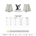 Louis Vuitton All Over Print Old Short Pants White