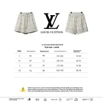  Louis Vuitton All Over Print Old Short Pants White