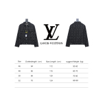 Louis Vuitton all-over simple jacquard logo denim jacket