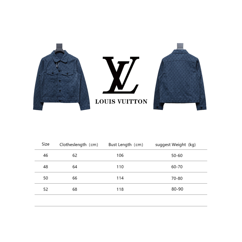 Louis Vuitton classic all-over monogram jacquard denim jacket