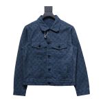 Louis Vuitton classic all-over monogram jacquard denim jacket