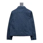 Louis Vuitton classic all-over monogram jacquard denim jacket