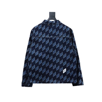  Louis Vuitton diamond full print denim jacket 02
