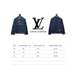  Louis Vuitton diamond full print denim jacket