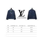Louis Vuitton diamond full print denim jacket