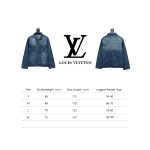 Louis Vuitton embossed denim jacket