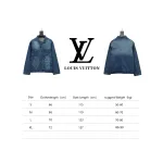 Louis Vuitton embossed denim jacket
