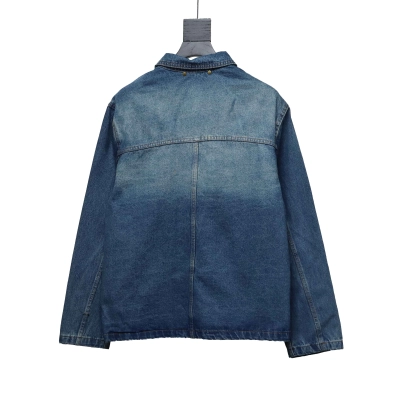 Louis Vuitton embossed denim jacket 02