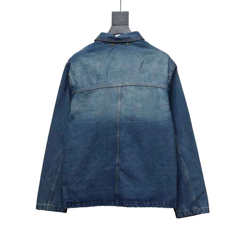 Louis Vuitton embossed denim jacket