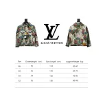 Louis Vuitton floral rose full print denim jacket